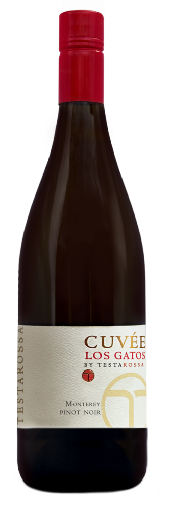 Testarossa Cuvee Los Gatos Pinot Noir 2022  Front Bottle Shot