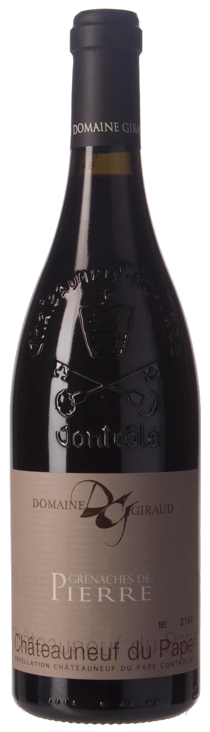 Domaine Giraud Chateauneuf-du-Pape Les Grenaches de Pierre 2014 Front Bottle Shot