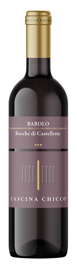 Cascina Chicco Barolo Rocche di Castelleto 2019  Front Bottle Shot