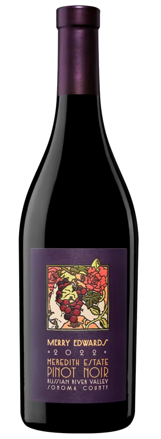 Merry Edwards Meredith Estate Pinot Noir 2022  Front Bottle Shot