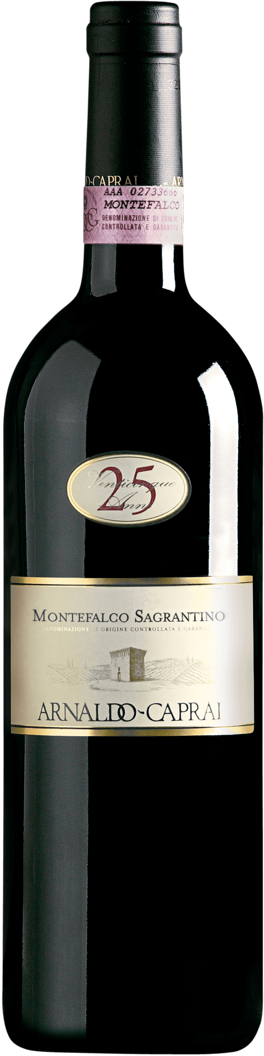 Arnaldo Caprai 25 Anni Montefalco Sagrantino 2020  Front Bottle Shot