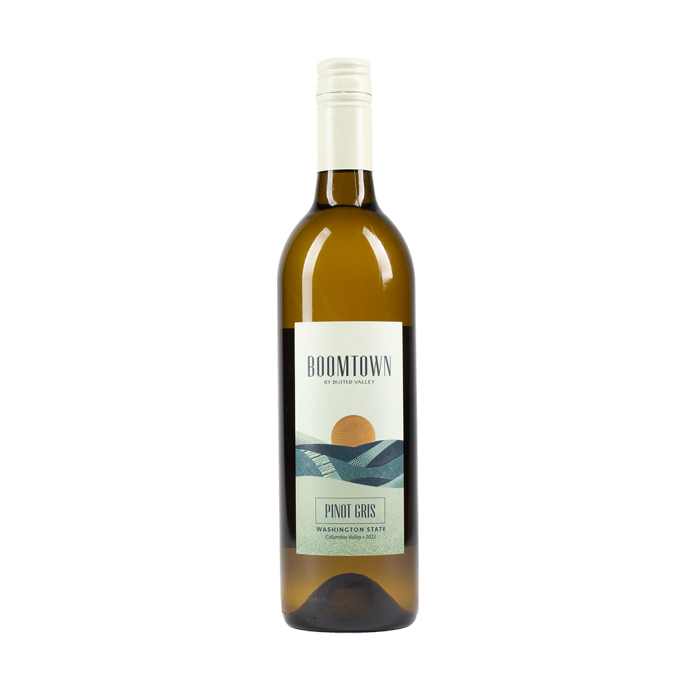 Boomtown by Dusted Valley Pinot Gris 2022  Front Bottle Shot