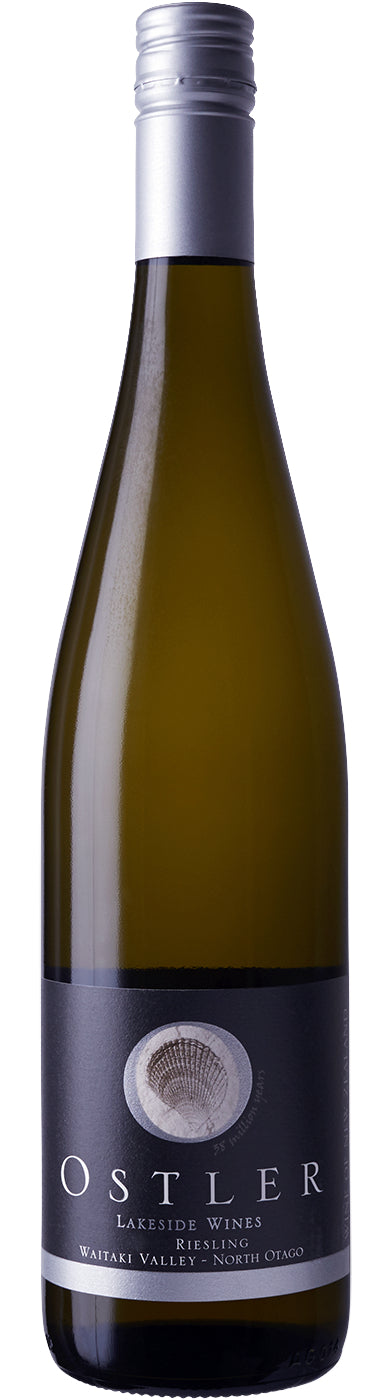 Ostler Lakeside Vines Riesling 2016  Front Bottle Shot