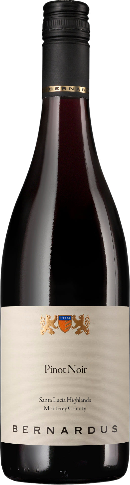 Bernardus Santa Lucia Highlands Pinot Noir 2023  Front Bottle Shot