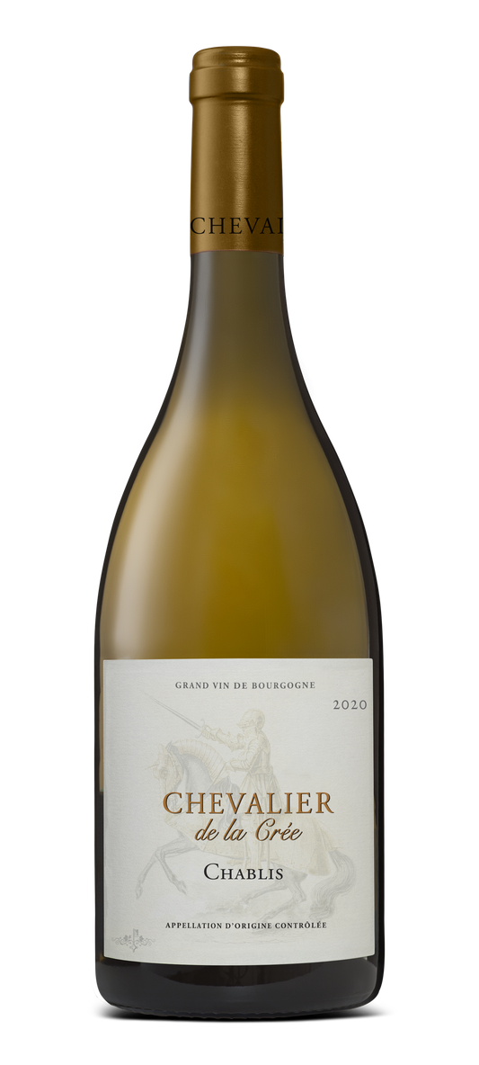 Chevalier de la Cree Chablis 2020  Front Bottle Shot