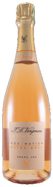Champagne J.L. Vergnon Rosemotion Grand Cru Rose  Front Bottle Shot