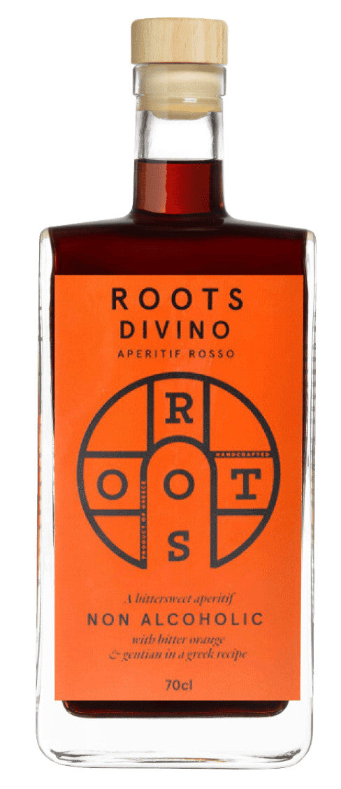 Roots Divino Non-Alcoholic Aperitif Rosso (700ML)  Front Bottle Shot