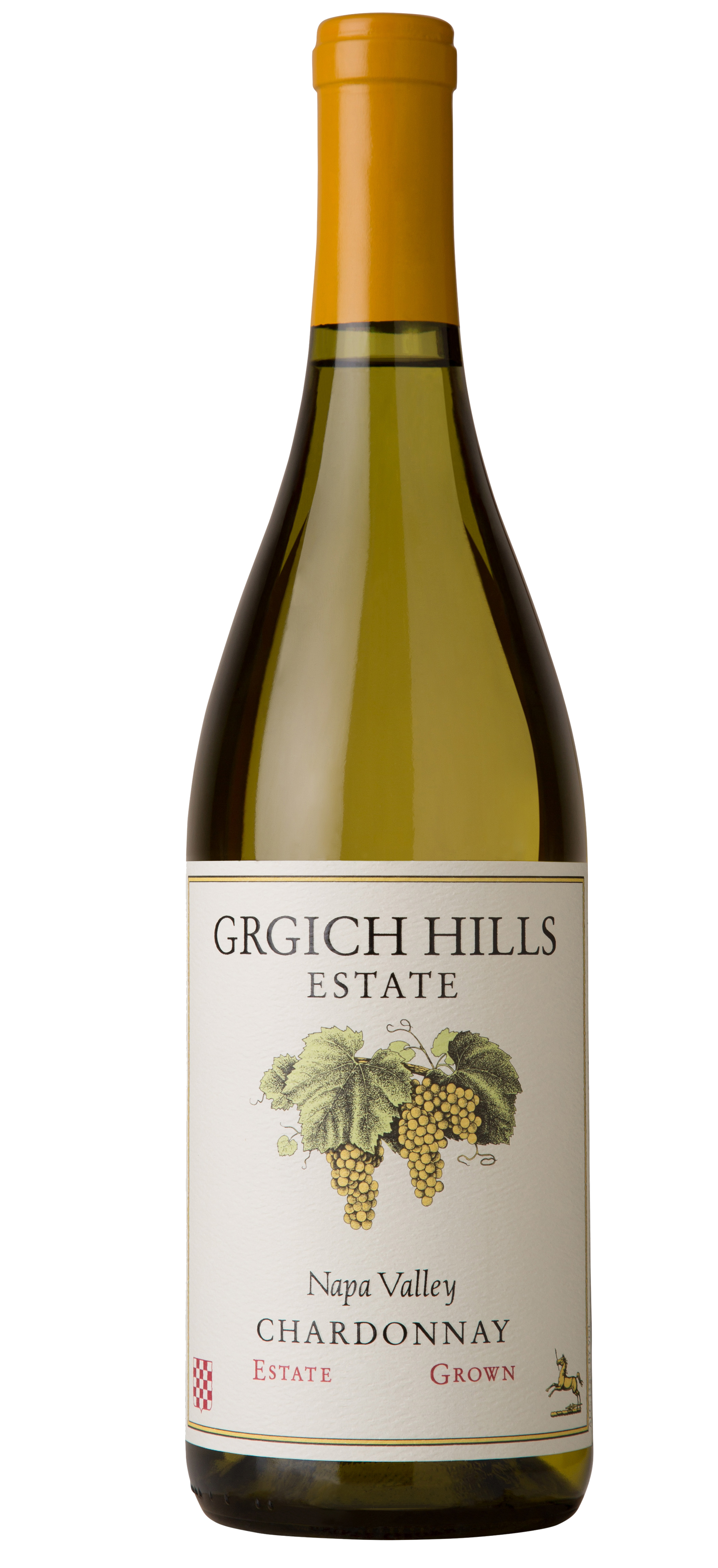 Grgich Hills Estate Chardonnay 2022  Front Bottle Shot