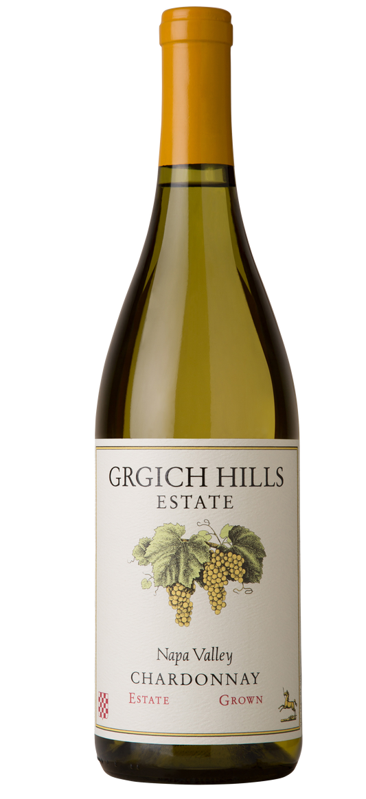Grgich Hills Estate Chardonnay 2022  Front Bottle Shot
