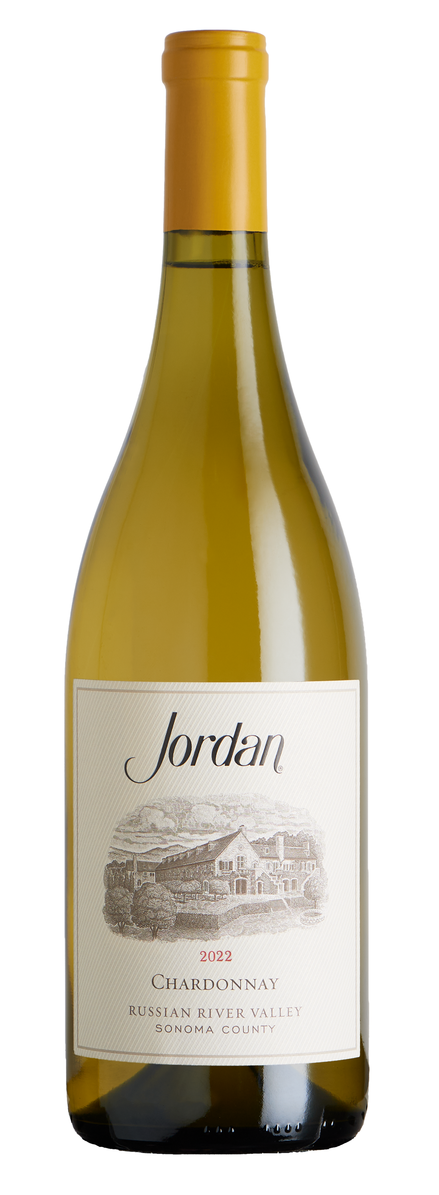 Jordan Chardonnay 2022  Front Bottle Shot