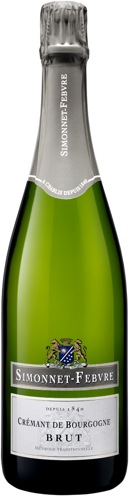 Simonnet-Febvre Cremant de Bourgogne Brut  Front Bottle Shot