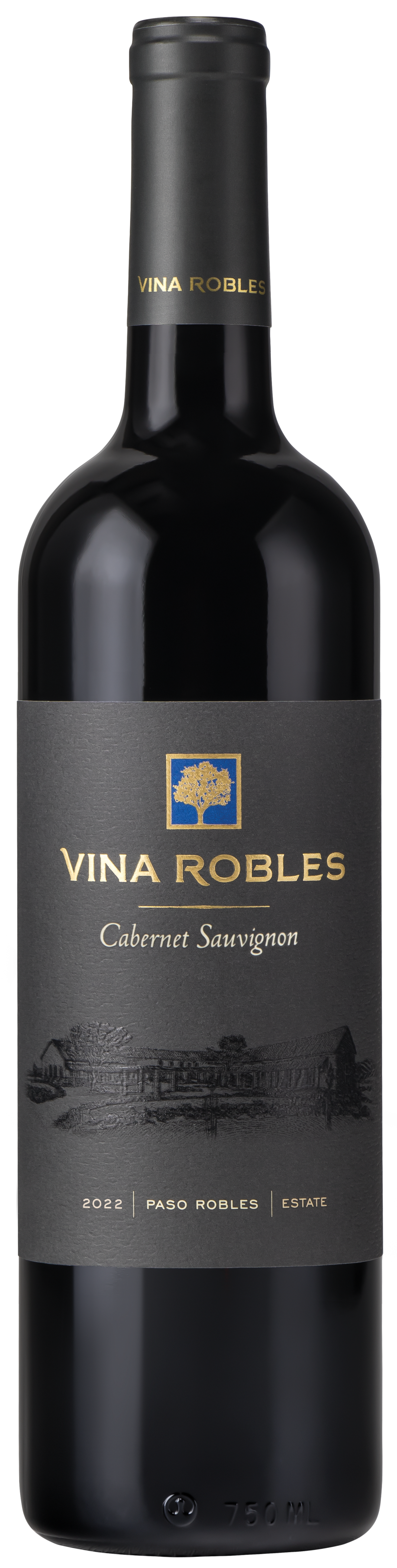 Vina Robles Estate Cabernet Sauvignon 2022  Front Bottle Shot