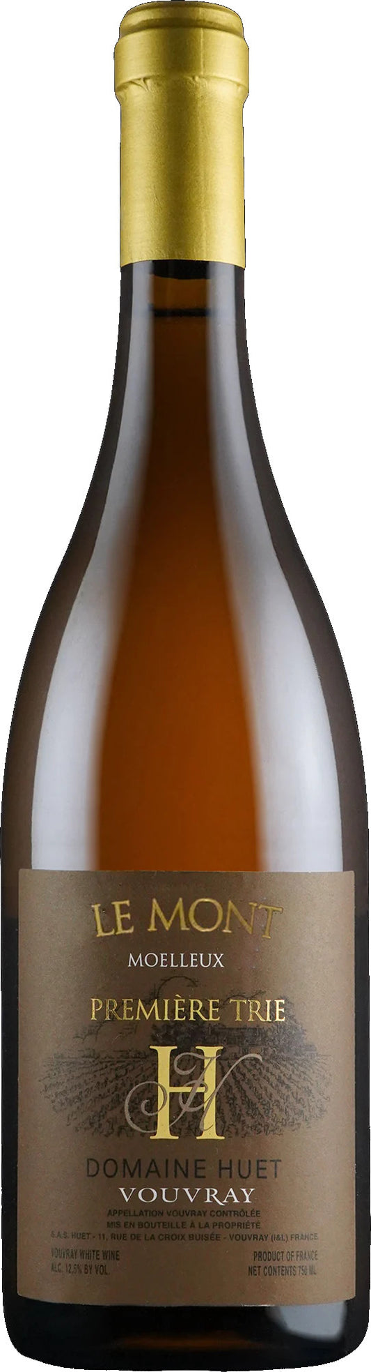 Domaine Huet Le Mont Moelleux Premier Trie 2022  Front Bottle Shot