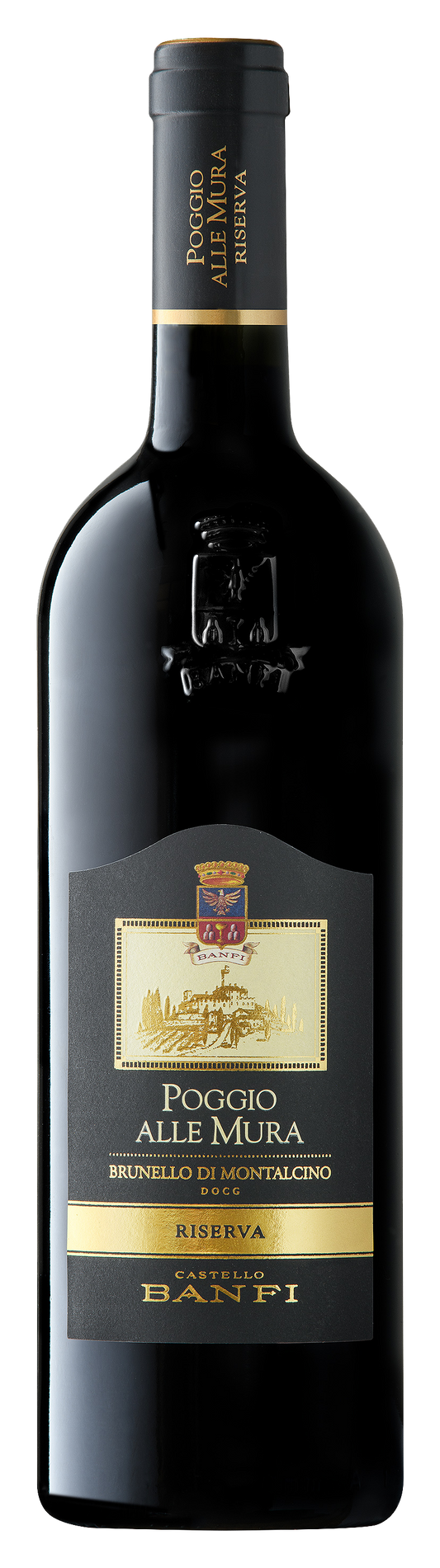 Banfi Brunello di Montalcino Poggio Alle Mura Riserva 2017  Front Bottle Shot