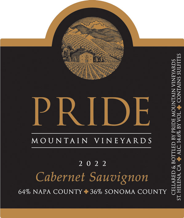 Pride Mountain Vineyards Cabernet Sauvignon (375ML half-bottle) 2022