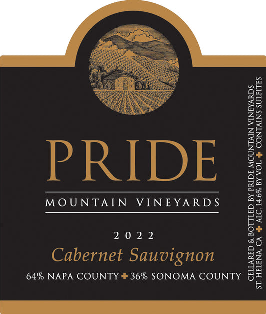 Pride Mountain Vineyards Cabernet Sauvignon (375ML half-bottle) 2022