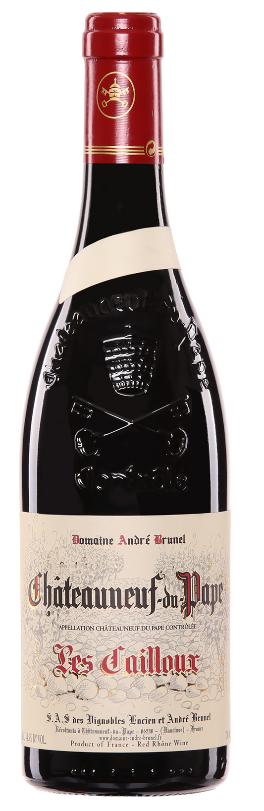 Andre Brunel Chateauneuf-du-Pape Les Cailloux 2021  Front Bottle Shot