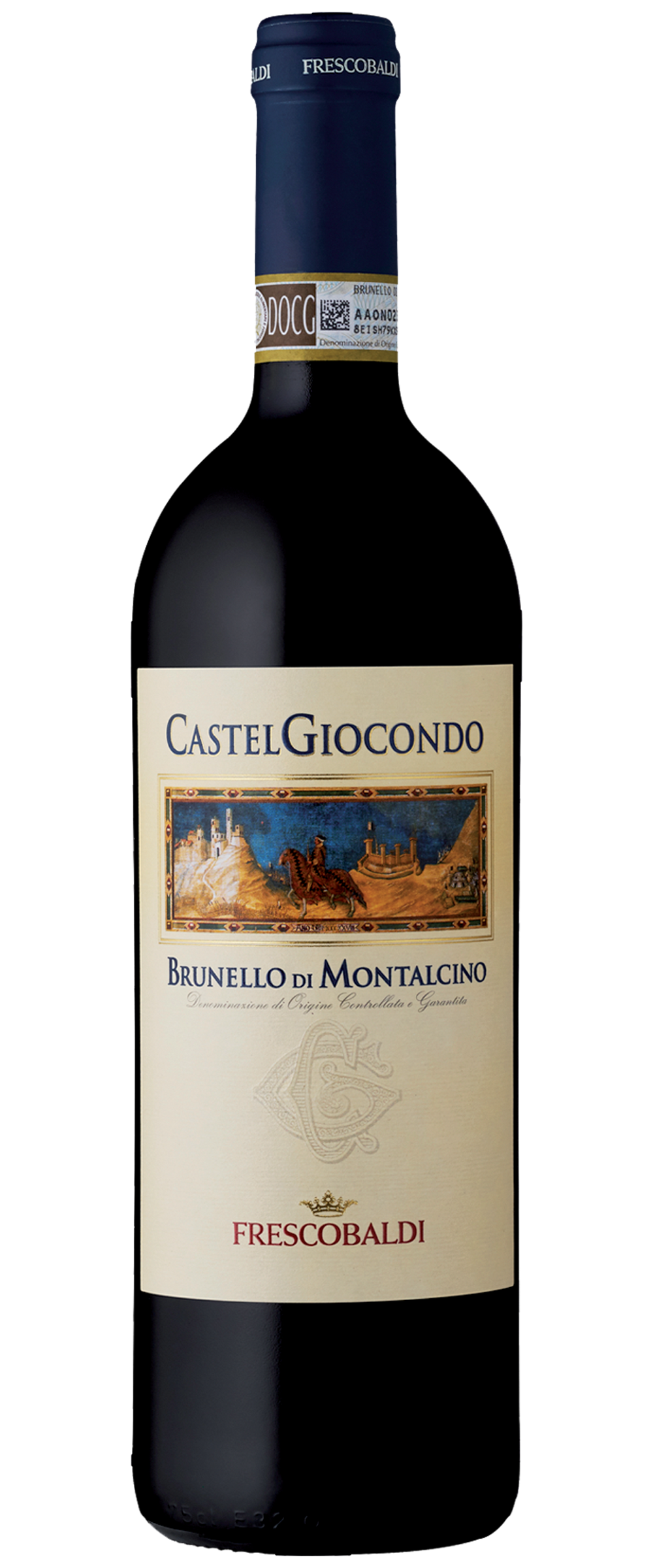Frescobaldi CastelGiocondo Brunello di Montalcino 2020  Front Bottle Shot