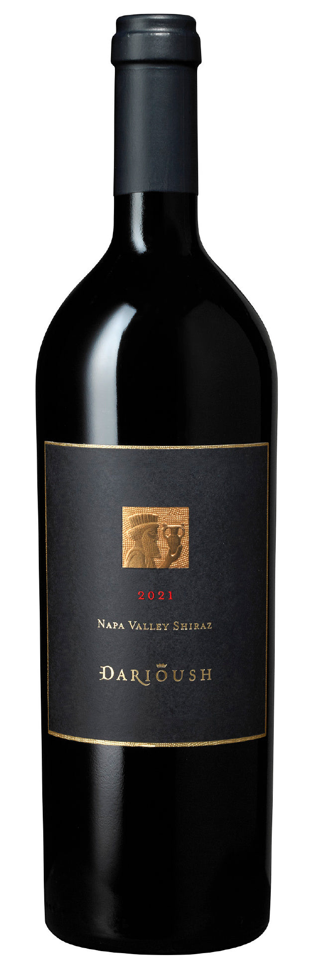 Darioush Signature Shiraz 2021  Front Bottle Shot