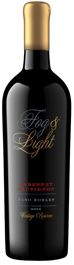 Fog & Light Paso Robles Cabernet Sauvignon 2020  Front Bottle Shot