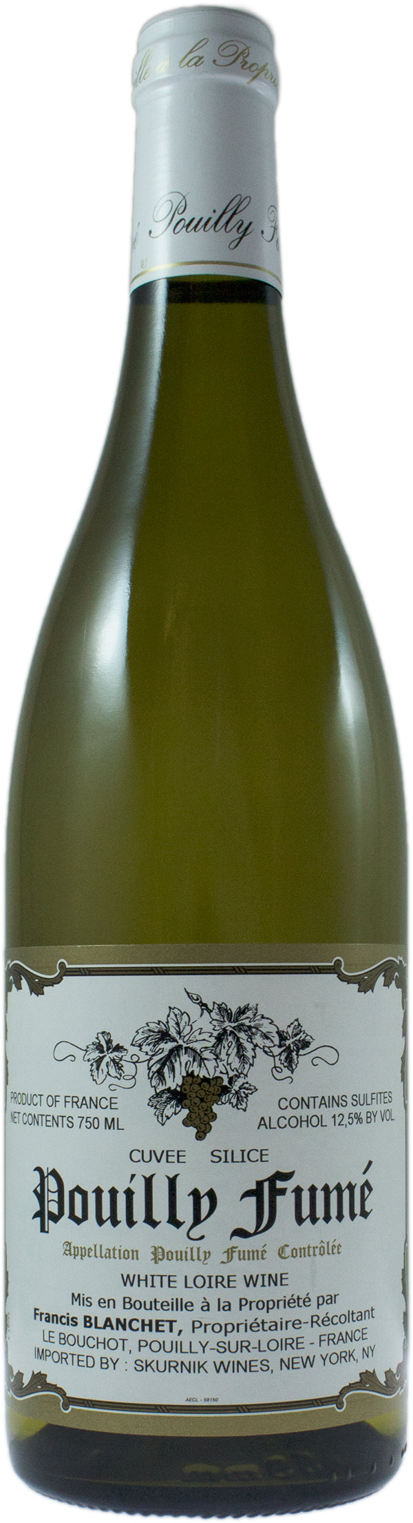 Domaine Francis Blanchet Pouilly Fume Cuvee Silice 2023  Front Bottle Shot