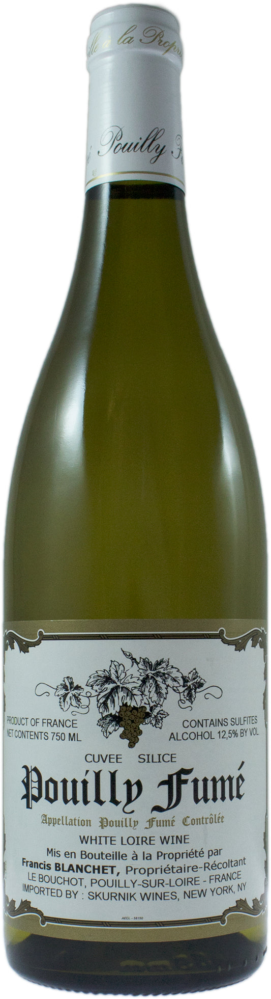 Domaine Francis Blanchet Pouilly Fume Cuvee Silice 2023  Front Bottle Shot