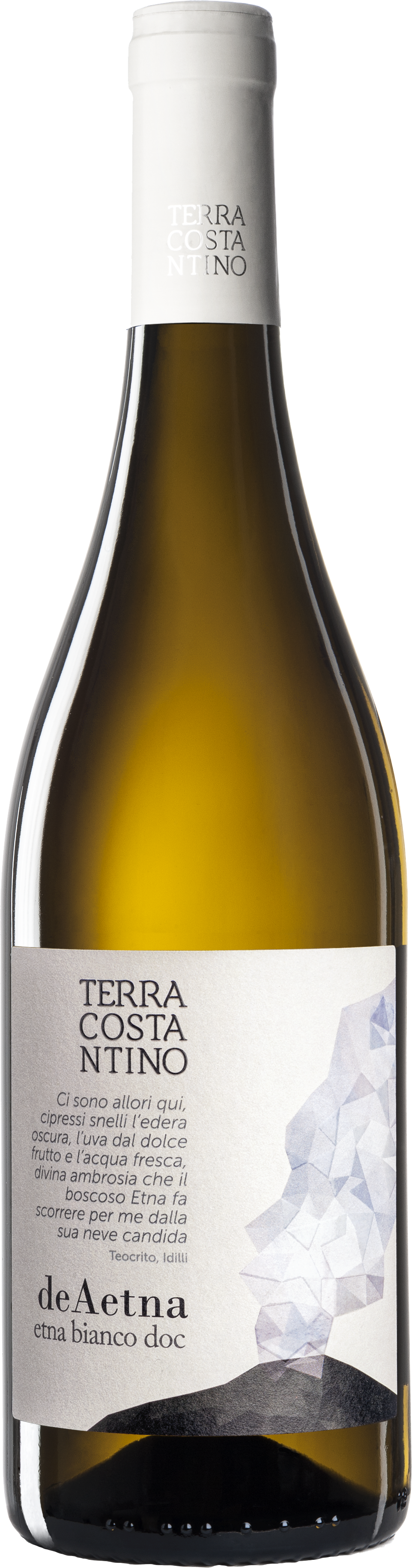 Terra Costantino de Aetna Etna Bianco 2023  Front Bottle Shot