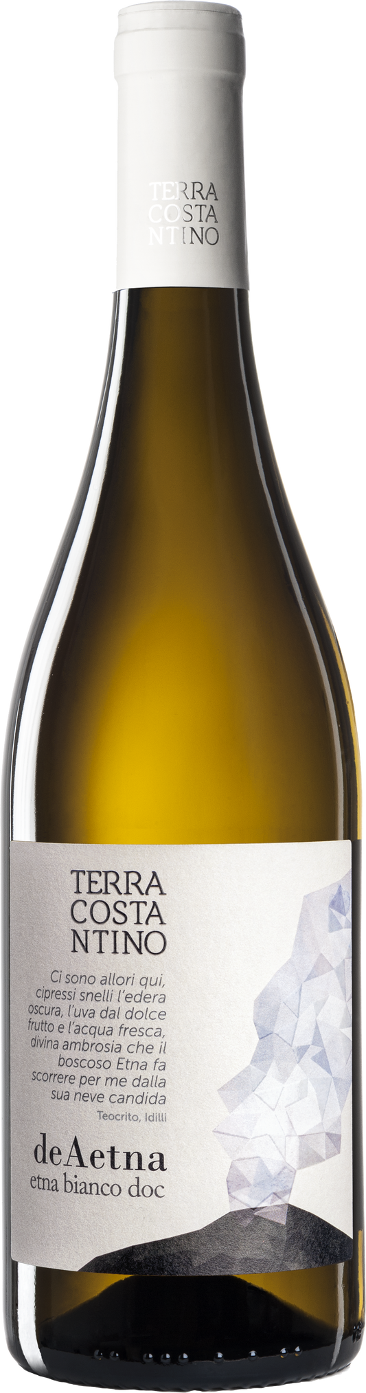Terra Costantino de Aetna Etna Bianco 2023  Front Bottle Shot