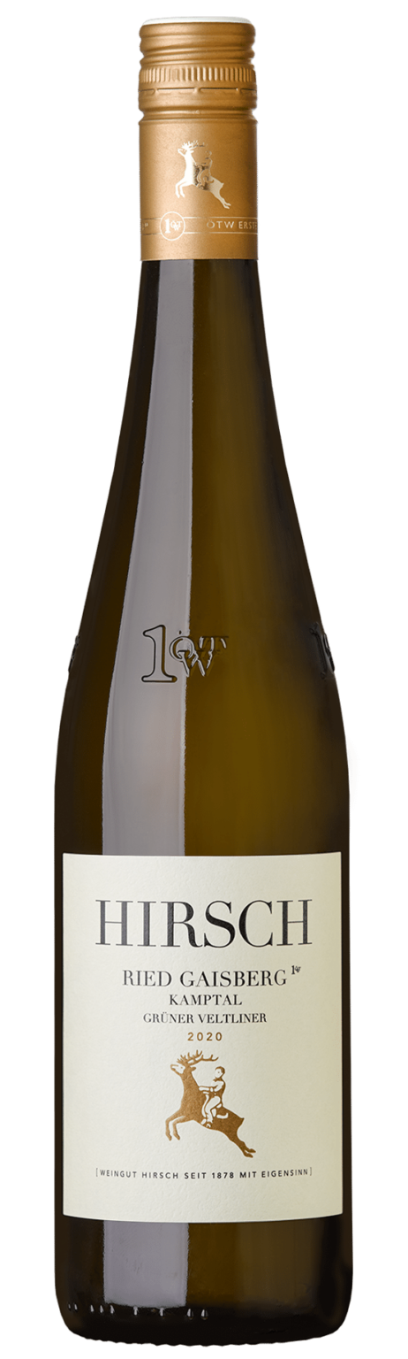 Weingut Hirsch Ried Kammern Gaisberg Erste Lage Gruner Veltliner 2020  Front Bottle Shot