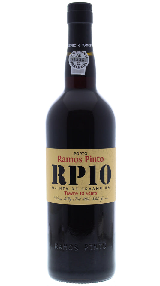 Ramos Pinto 10 Year Tawny Ervamoira  Front Bottle Shot