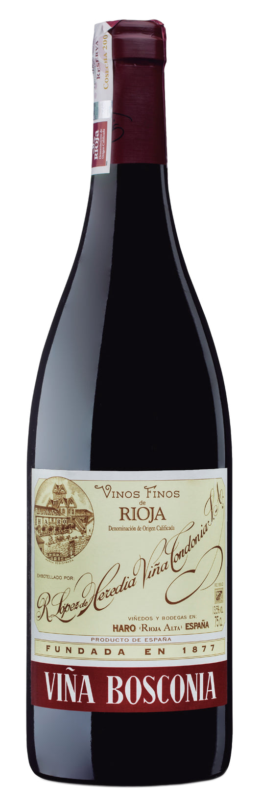 R. Lopez de Heredia Vina Bosconia Reserva 2013  Front Bottle Shot