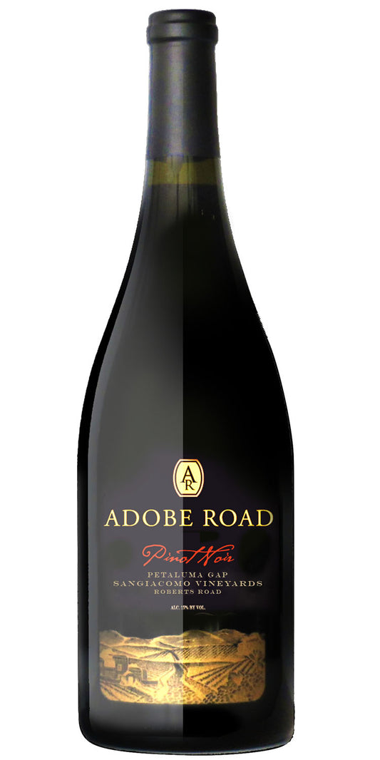 Adobe Road Sangiacomo Vineyard Pinot Noir 2021  Front Bottle Shot