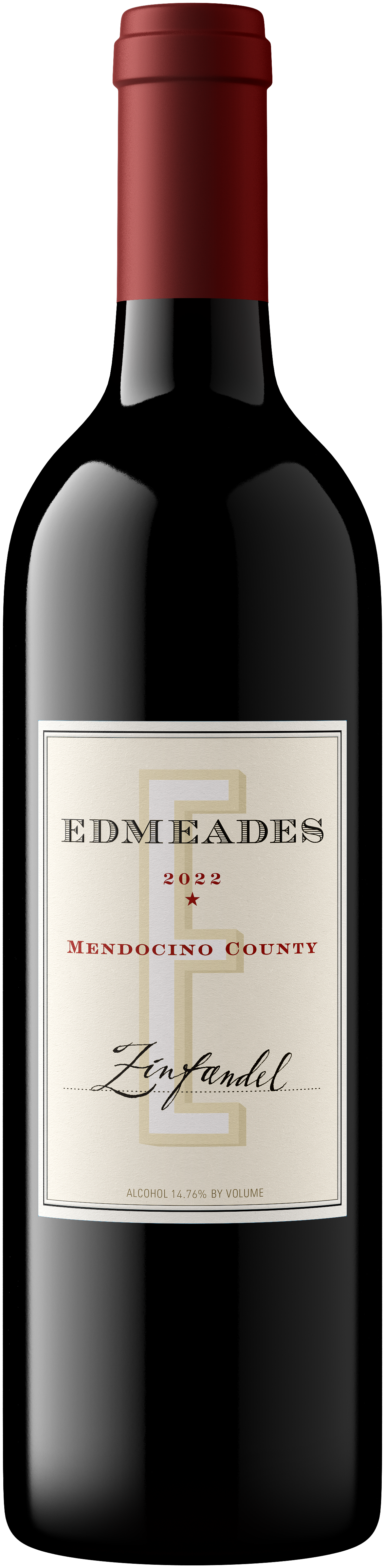 Edmeades Mendocino Zinfandel 2022  Front Bottle Shot