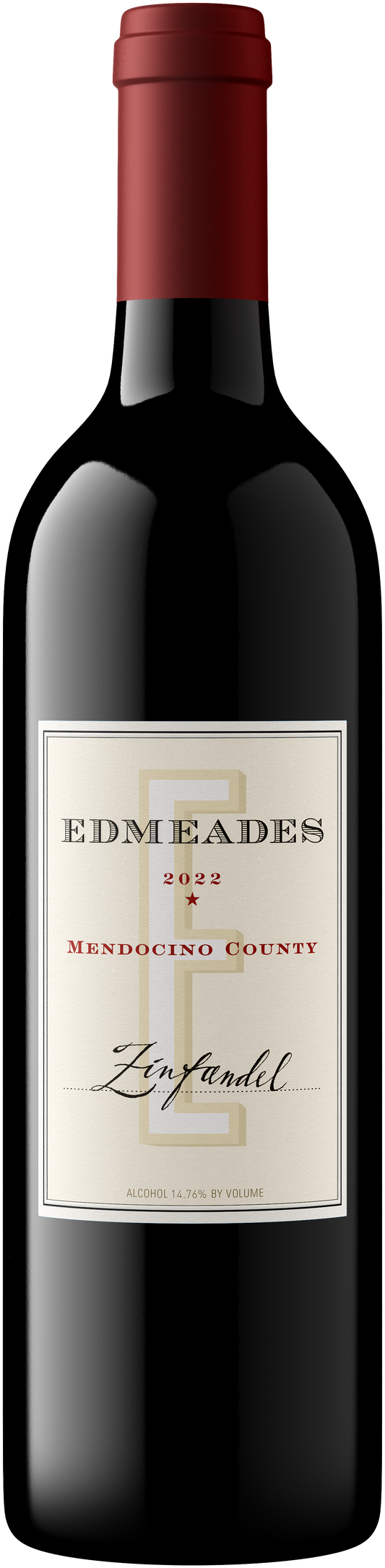 Edmeades Mendocino Zinfandel 2022  Front Bottle Shot