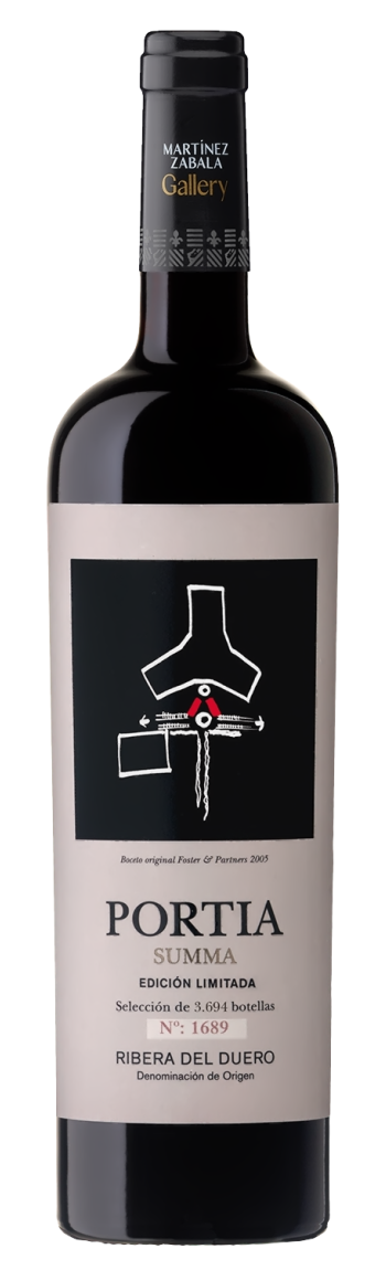 Portia Summa Robera del Duero 2020  Front Bottle Shot