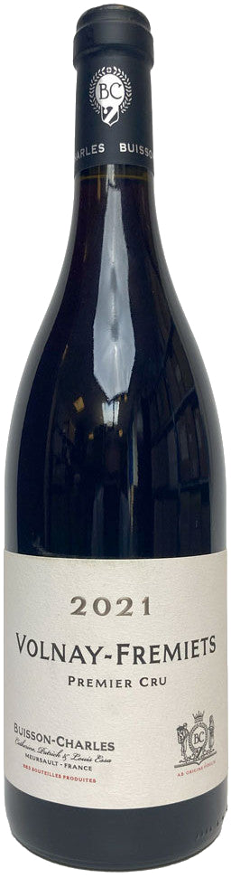 Domaine Buisson-Charles Volnay Fremiets Premier Cru 2021  Front Bottle Shot