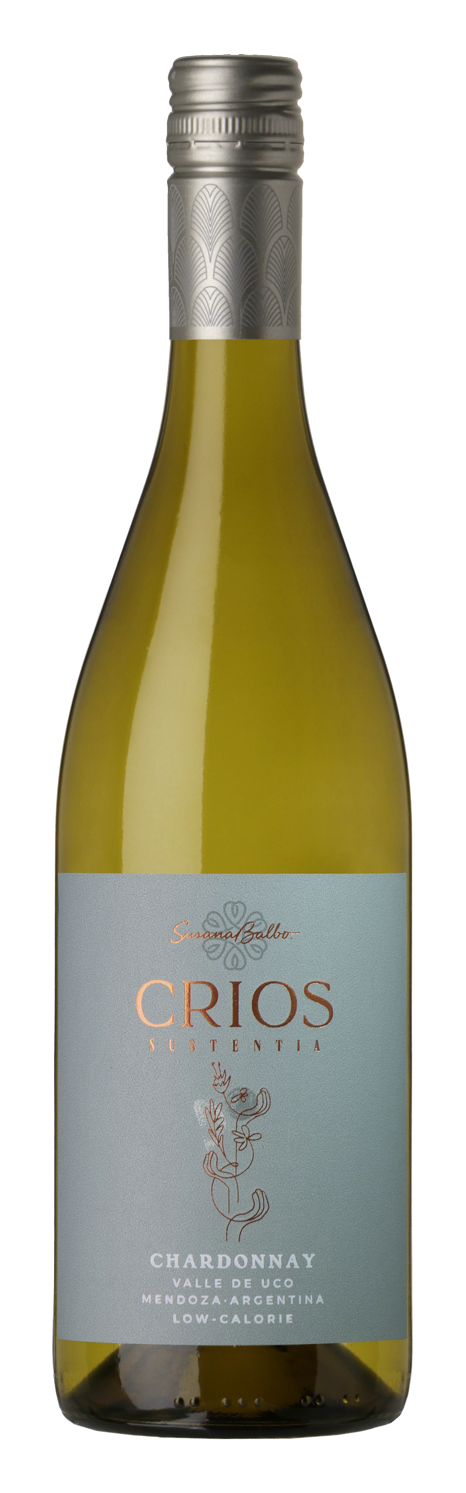 Crios de Susana Balbo Sustentia Low-Calorie Chardonnay 2022  Front Bottle Shot