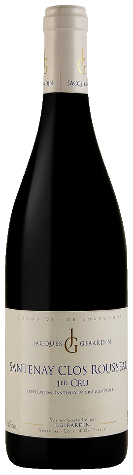 Domaine Jacques Girardin Santenay Clos Rousseau Premier Cru 2020  Front Bottle Shot