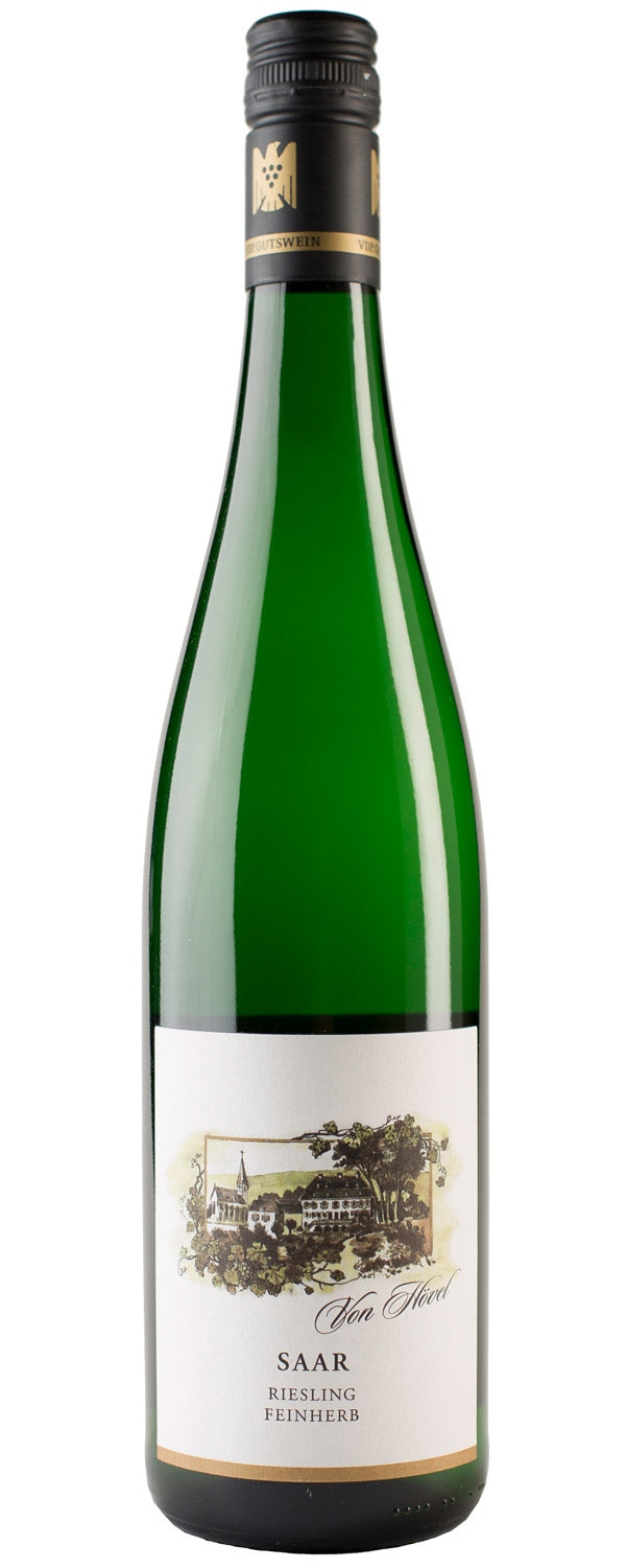 Von Hovel Saar Riesling Feinherb 2020  Front Bottle Shot