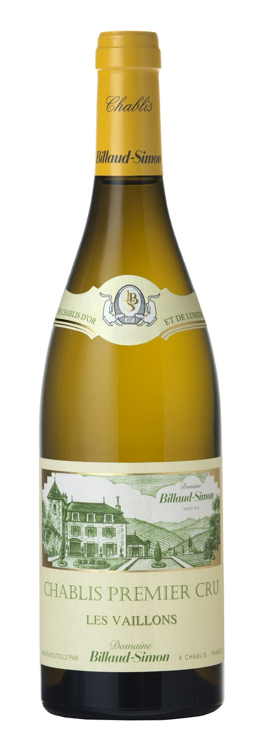 Billaud-Simon Chablis Les Vaillons Premier Cru 2020  Front Bottle Shot