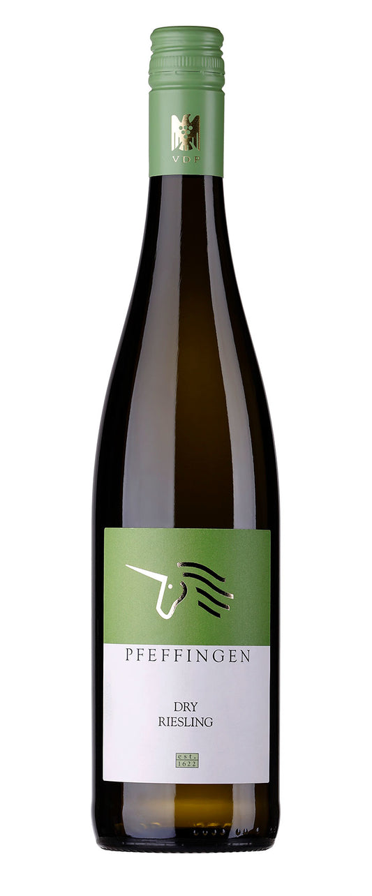 Pfeffingen Dry Riesling 2021  Front Bottle Shot