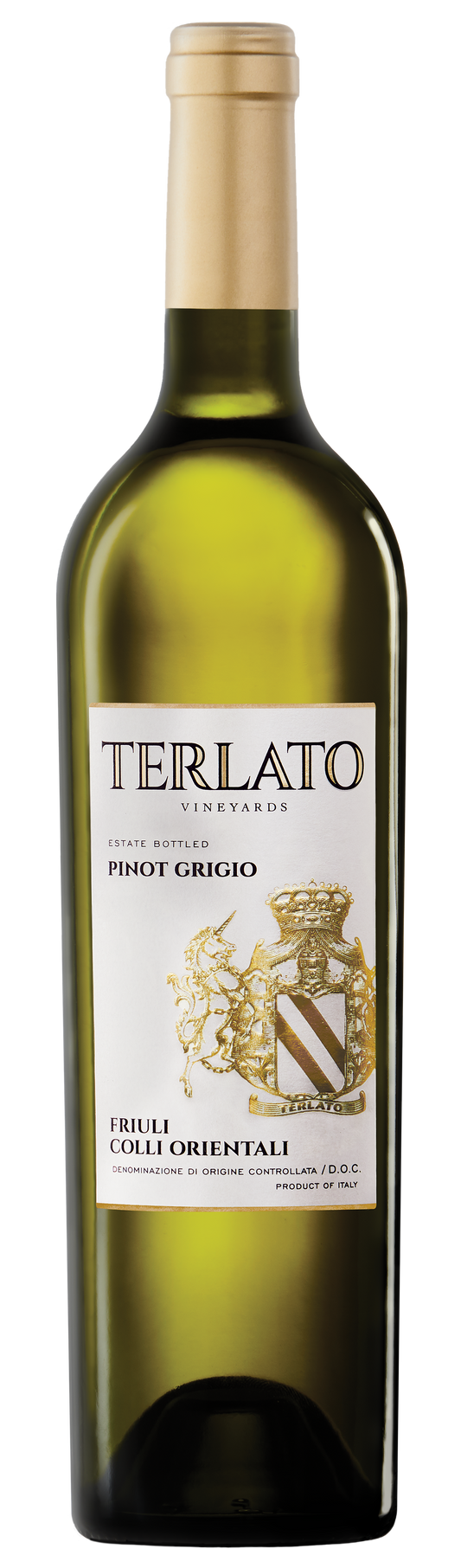 Terlato Family Vineyards Friuli Pinot Grigio 2023  Front Bottle Shot