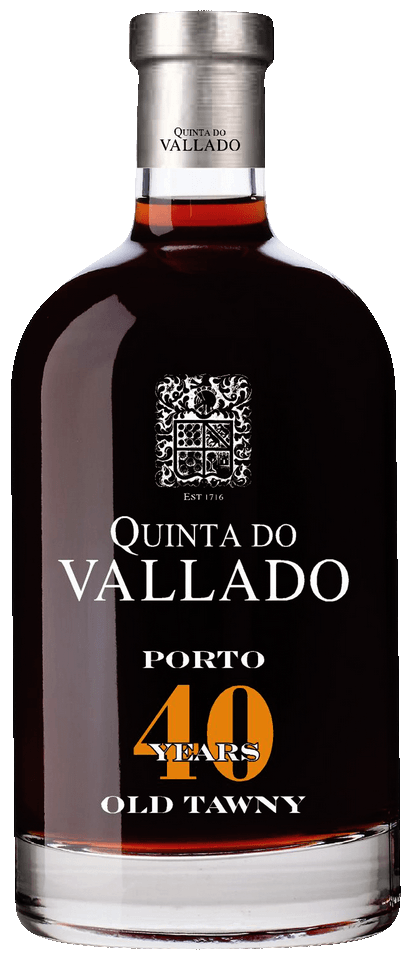 Quinta do Vallado 40 Year Old Tawny Port (500ML)  Front Bottle Shot