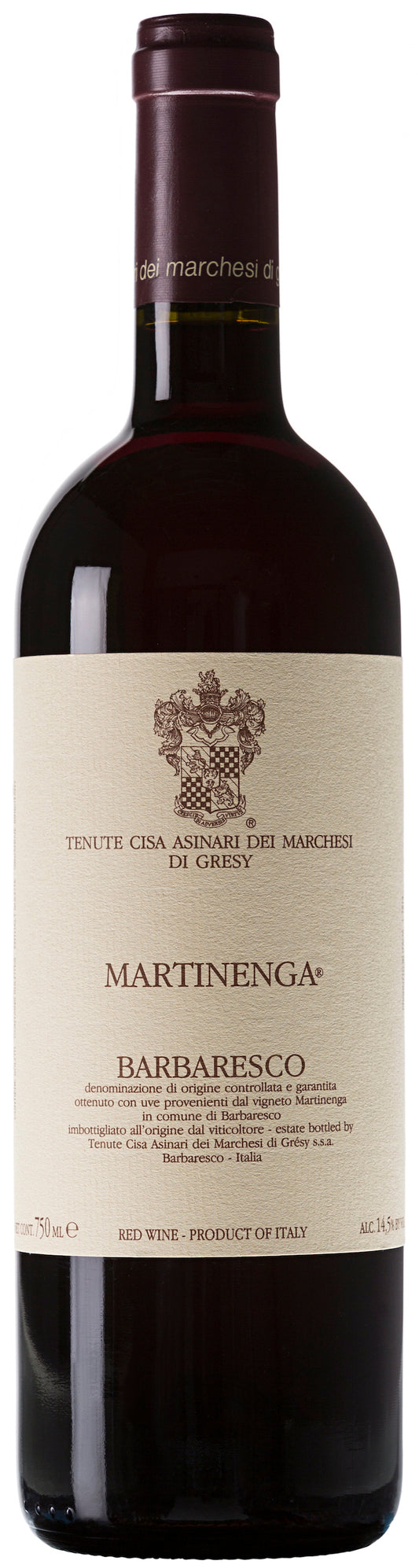 Marchesi di Gresy Barbaresco Martinenga 2020  Front Bottle Shot