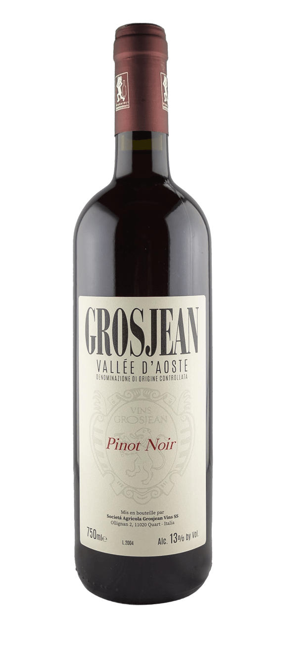 Grosjean Vallee d'Aoste Pinot Noir 2023  Front Bottle Shot