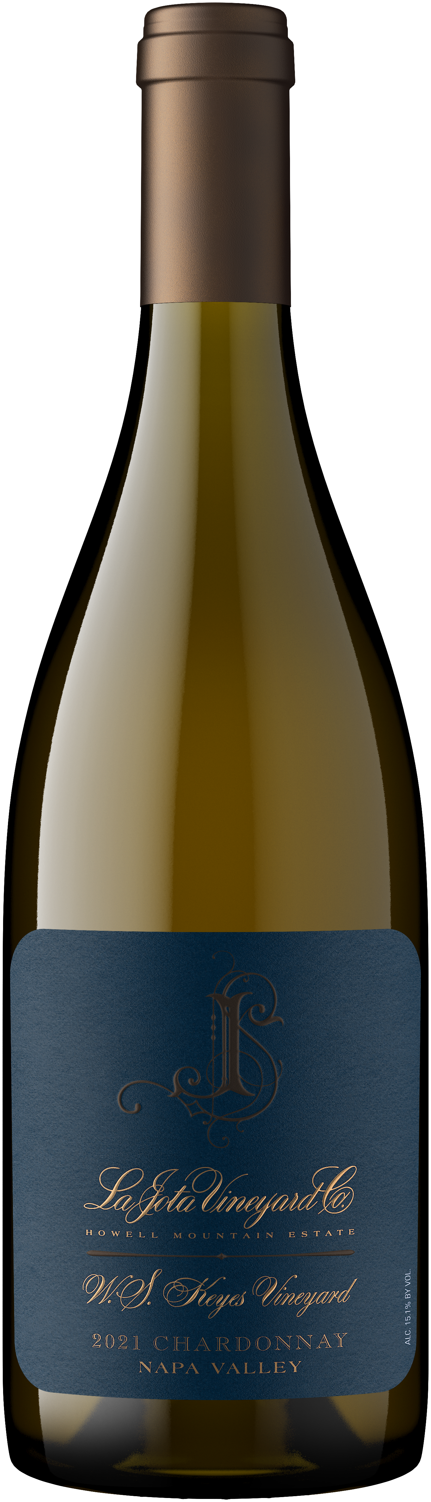 La Jota W.S. Keyes Chardonnay 2021  Front Bottle Shot