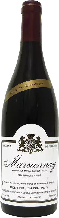 Domaine Joseph Roty Marsannay Clos de Jeu 2020  Front Bottle Shot