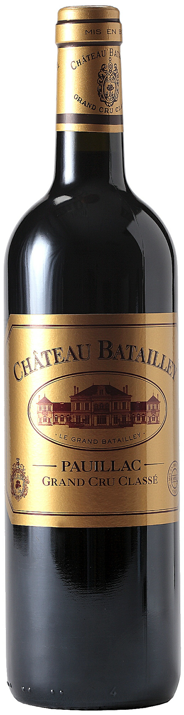 Chateau Batailley  2016  Front Bottle Shot