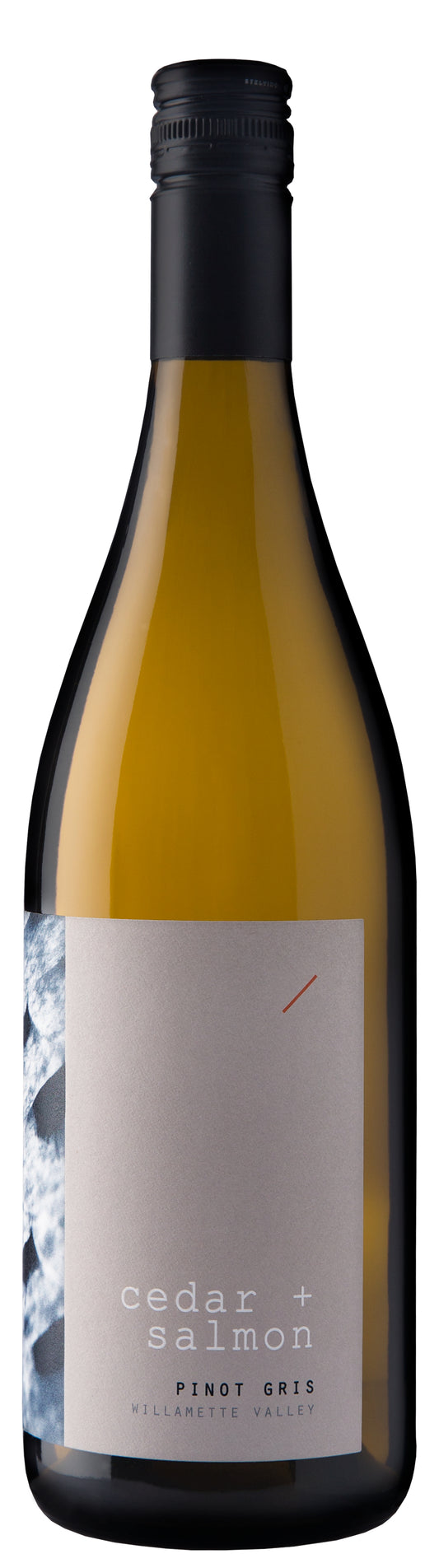 Cedar + Salmon Willamette Valley Pinot Gris 2022  Front Bottle Shot