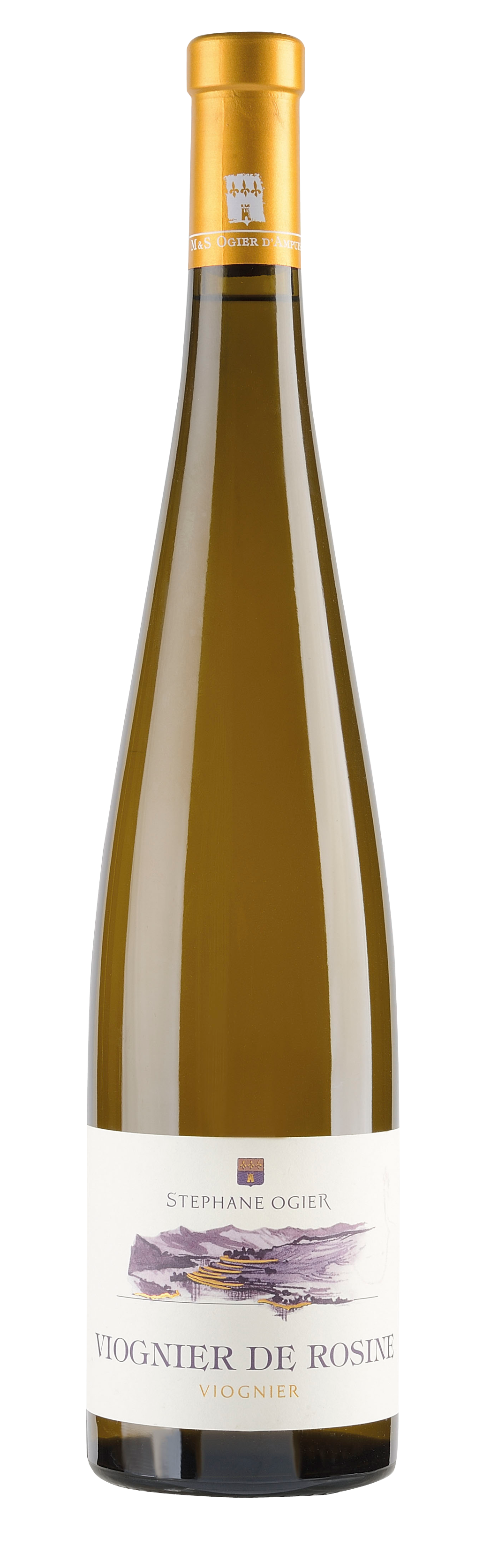 Stephane Ogier Viognier de Rosine 2019  Front Bottle Shot